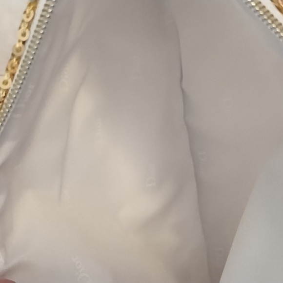 Jadore by Dior 🎀 Linen & Sequin Cosmetic Case - Picture 7 of 9